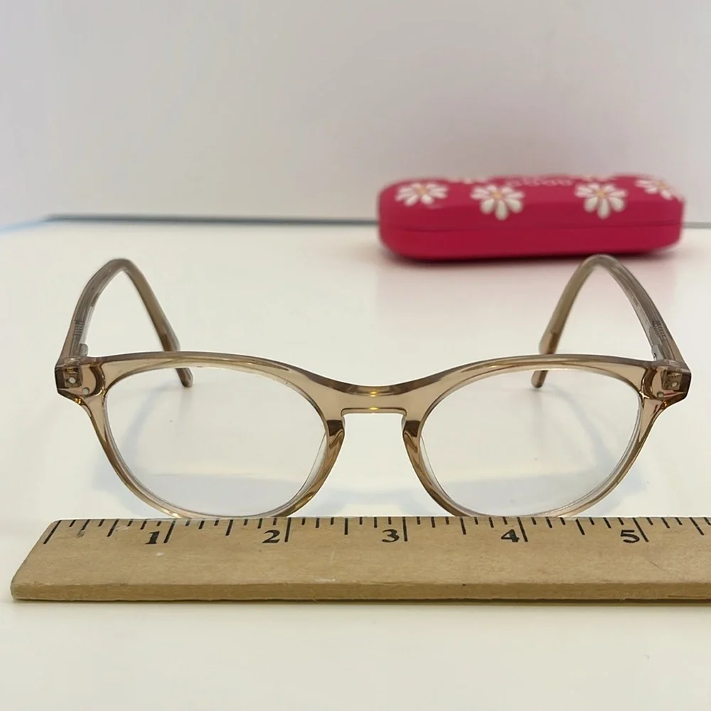 Life is Good Brooklyn Blush Prescription Eyeglass Frames with Case